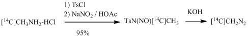 labeled diazomethane